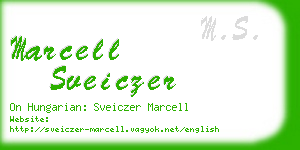 marcell sveiczer business card